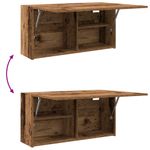 Casa si Gradina - Mobilier - Mobilier baie - Corpuri baie - Dulap perete de baie, lemn vechi, 80x25x40 cm, lemn prelucrat - Infinity.ro