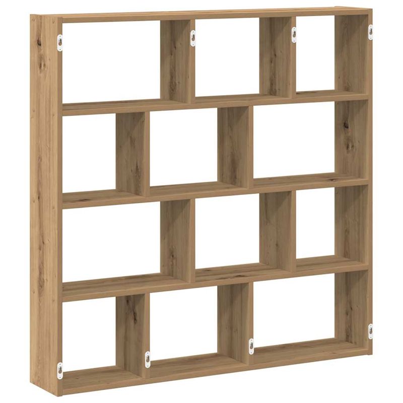 Casa si Gradina - Mobilier - Biblioteci si rafturi - Rafturi - Raft cubic de perete cu 12 compartimente stejar artizanal lemn - Infinity.ro
