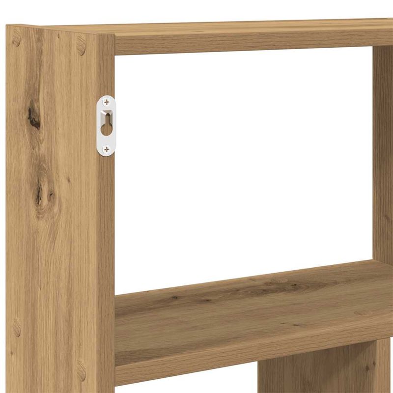 Casa si Gradina - Mobilier - Biblioteci si rafturi - Rafturi - Raft cubic de perete cu 12 compartimente stejar artizanal lemn - Infinity.ro