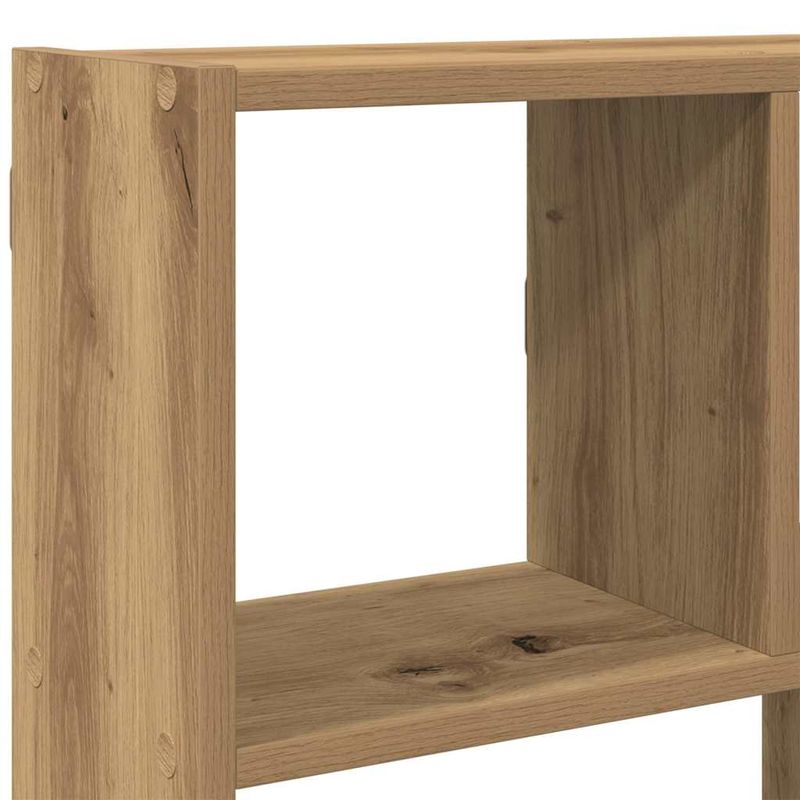 Casa si Gradina - Mobilier - Biblioteci si rafturi - Rafturi - Raft cubic de perete cu 12 compartimente stejar artizanal lemn - Infinity.ro