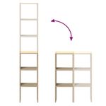 Casa si Gradina - Mobilier - Biblioteci si rafturi - Biblioteci - Biblioteci 2 buc Stejar Sonoma stivuibile Lemn prelucrat - Infinity.ro