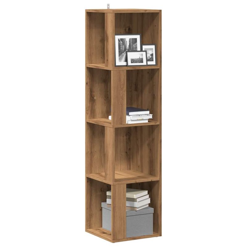 Casa si Gradina - Mobilier - Dulapuri si sifoniere - Dulapuri - Dulap coltar, Stejar artizanal, 33x33x132 cm, lemn prelucrat - Infinity.ro