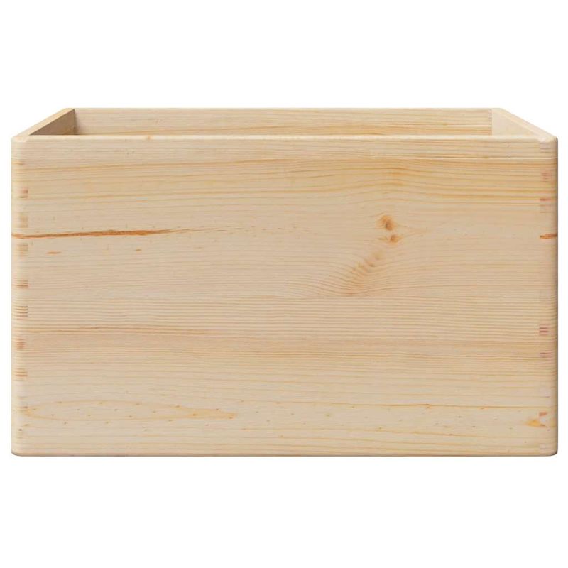 Casa si Gradina - Mobilier - Organizare si depozitare - Cutii depozitare - Cutie din lemn cu manere 40x30x23 cm din lemn masiv de pin - Infinity.ro