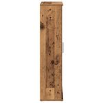 Casa si Gradina - Mobilier - Mobilier baie - Comode baie - Dulap de baie cu suport role, lemn vechi, 39x22x90 cm - Infinity.ro