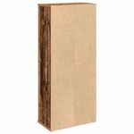 Casa si Gradina - Mobilier - Mobilier baie - Comode baie - Dulap de baie cu suport role, lemn vechi, 39x22x90 cm - Infinity.ro