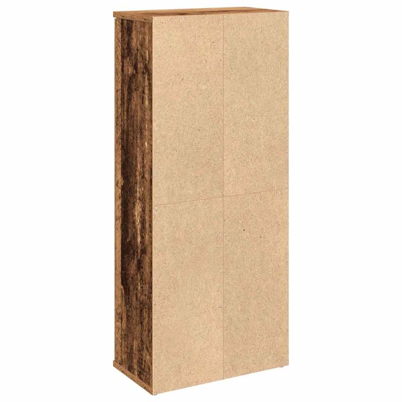 Casa si Gradina - Mobilier - Mobilier baie - Comode baie - Dulap de baie cu suport role, lemn vechi, 39x22x90 cm - Infinity.ro