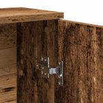 Casa si Gradina - Mobilier - Mobilier baie - Comode baie - Dulap de baie cu suport role, lemn vechi, 39x22x90 cm - Infinity.ro