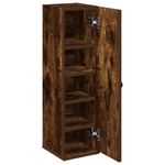 Casa si Gradina - Mobilier - Seturi de mobilier - Seturi baie - Dulap de baie cu suport role, stejar fumuriu, 20,5x22x72 cm - Infinity.ro