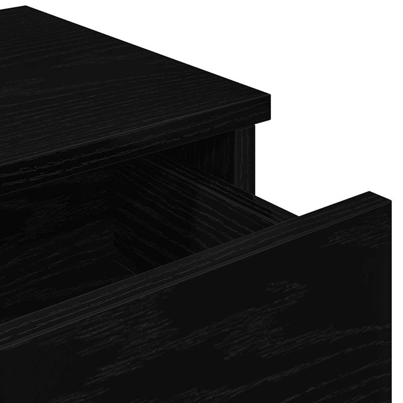 Casa si Gradina - Mobilier - Biblioteci si rafturi - Rafturi - Raft de perete cu sertare negru 60x25x15 cm lemn prelucrat - Infinity.ro