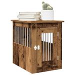 Petshop - Accesorii petshop - Culcusuri si custi - Custi interior si exterior - Mobilier lada pentru caini Lemn vechi 45x62x59cm Lemn prelucrat - Infinity.ro