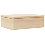 Casa si Gradina - Mobilier - Organizare si depozitare - Cutii depozitare - Cutie din lemn cu capac 40x30x13 cm din lemn masiv de pin - Infinity.ro