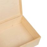 Casa si Gradina - Mobilier - Organizare si depozitare - Cutii depozitare - Cutie din lemn cu capac 40x30x13 cm din lemn masiv de pin - Infinity.ro