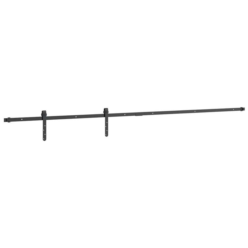 Casa si Gradina - Constructii - Usi interior, exterior si garaj - Accesorii usi - Set usi glisante pentru dulap 213 cm otel carbon - Infinity.ro