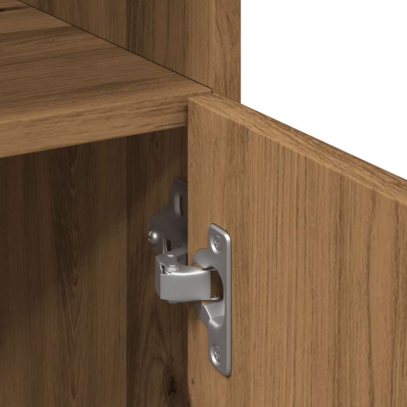 Casa si Gradina - Mobilier - Seturi de mobilier - Seturi baie - Dulap de baie, stejar artizanal, 30x30x179 cm, lemn prelucrat - Infinity.ro