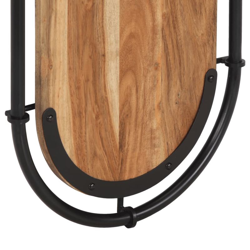 Casa si Gradina - Mobilier - Organizare si depozitare - Cuiere - Cuier de haine de perete 4 carlige, 2 buc., lemn masiv acacia - Infinity.ro