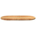 Casa si Gradina - Mobilier - Feronerie si accesorii mobila - Blat de masa maro deschis 80x40x2 cm lemn masiv de stejar oval - Infinity.ro