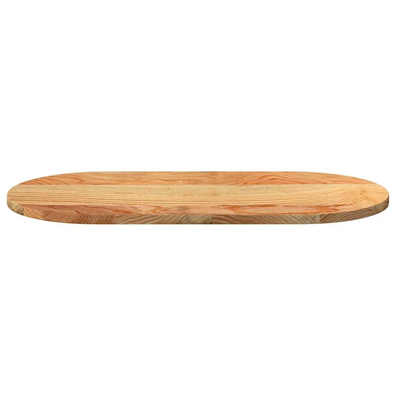 Casa si Gradina - Mobilier - Feronerie si accesorii mobila - Blat de masa maro deschis 80x40x2 cm lemn masiv de stejar oval - Infinity.ro