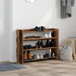 Casa si Gradina - Mobilier - Organizare si depozitare - Organizator incaltaminte - Pantofar, Lemn vechi, 80x25x61,5 cm, lemn compozit, lăţime 80 cm, înălțime 62 cm - Infinity.ro
