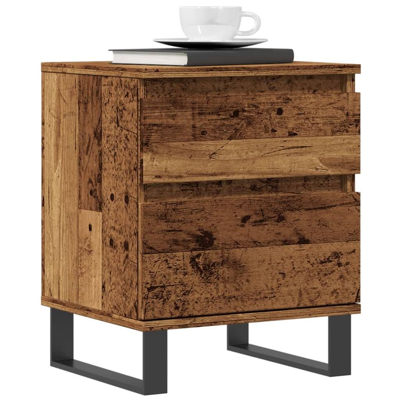 Casa si Gradina - Mobilier - Comode si corpuri - Noptiere - Noptiere, 2 buc., lemn vechi, 40x35x50 cm, lemn prelucrat - Infinity.ro