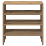 Casa si Gradina - Mobilier - Organizare si depozitare - Organizator incaltaminte - Rafturi pantofi 2 buc Stejar Artisan stivuibil 60x30x30,5 cm - Infinity.ro