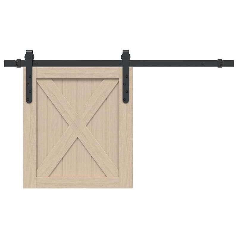 Casa si Gradina - Constructii - Usi interior, exterior si garaj - Accesorii usi - Set usi glisante pentru dulap 91 cm otel carbon - Infinity.ro