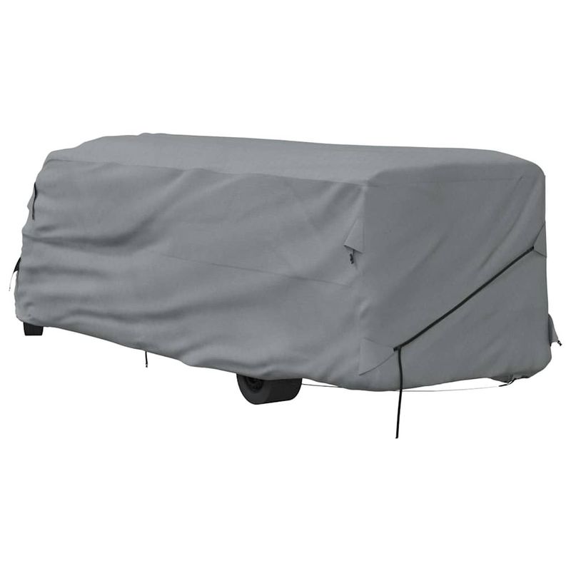 Auto si Moto - Intretinere auto - Huse auto - Husa de rulota gri 970x235x275 cm Tesatura netesuta - Infinity.ro