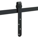 Casa si Gradina - Constructii - Usi interior, exterior si garaj - Accesorii usi - Set usi glisante pentru dulap 91 cm otel carbon - Infinity.ro