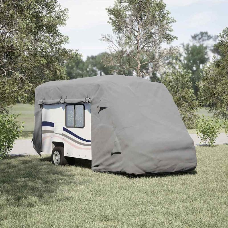 Auto si Moto - Intretinere auto - Huse auto - Husa de rulota gri 570x235x275 cm Tesatura netesuta - Infinity.ro
