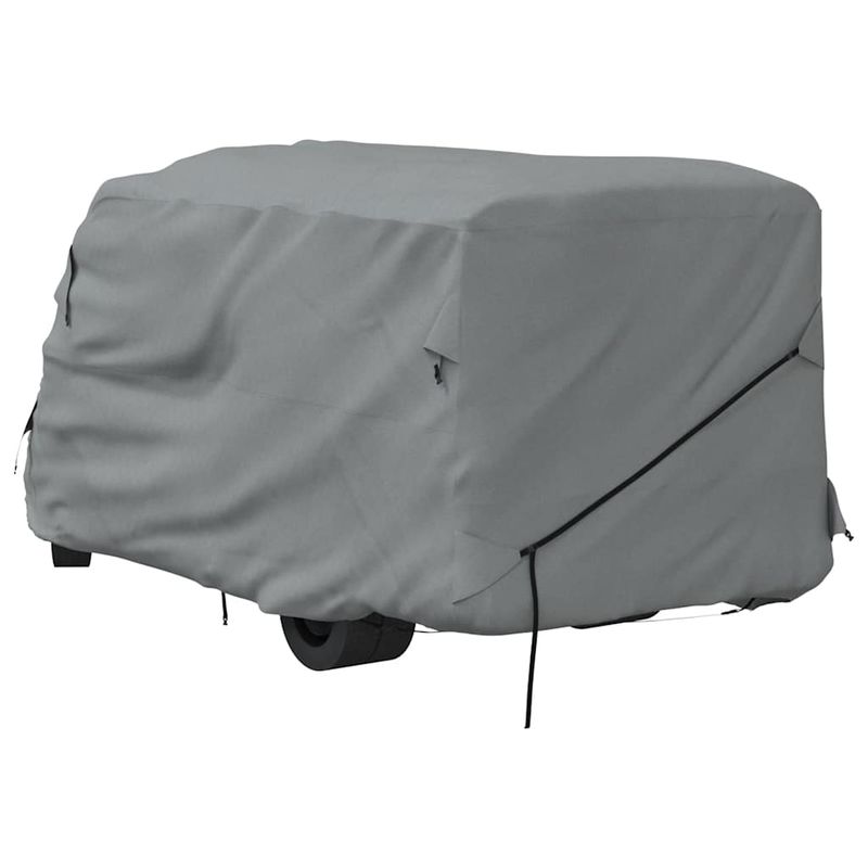 Auto si Moto - Intretinere auto - Huse auto - Husa de rulota gri 570x235x275 cm Tesatura netesuta - Infinity.ro