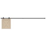 Casa si Gradina - Constructii - Usi interior, exterior si garaj - Accesorii usi - Set usi glisante pentru dulap 213 cm otel carbon - Infinity.ro