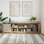Casa si Gradina - Constructii - Usi interior, exterior si garaj - Accesorii usi - Set usi glisante pentru dulap 213 cm otel carbon - Infinity.ro