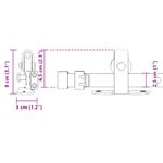 Casa si Gradina - Constructii - Usi interior, exterior si garaj - Accesorii usi - Set usi glisante pentru dulap 213 cm otel carbon - Infinity.ro