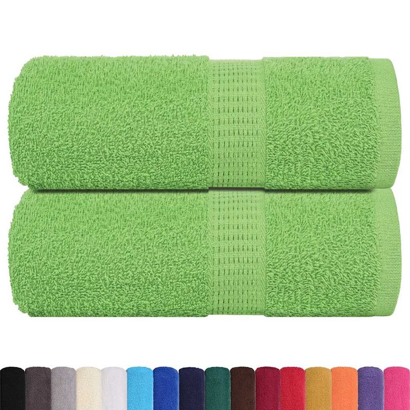 Casa si Gradina - Textile si covoare - Textile baie - Prosoape - Prosoape de sapun 2 buc Verde mar 30x30 cm 360 g/m² 100% bumbac - Infinity.ro