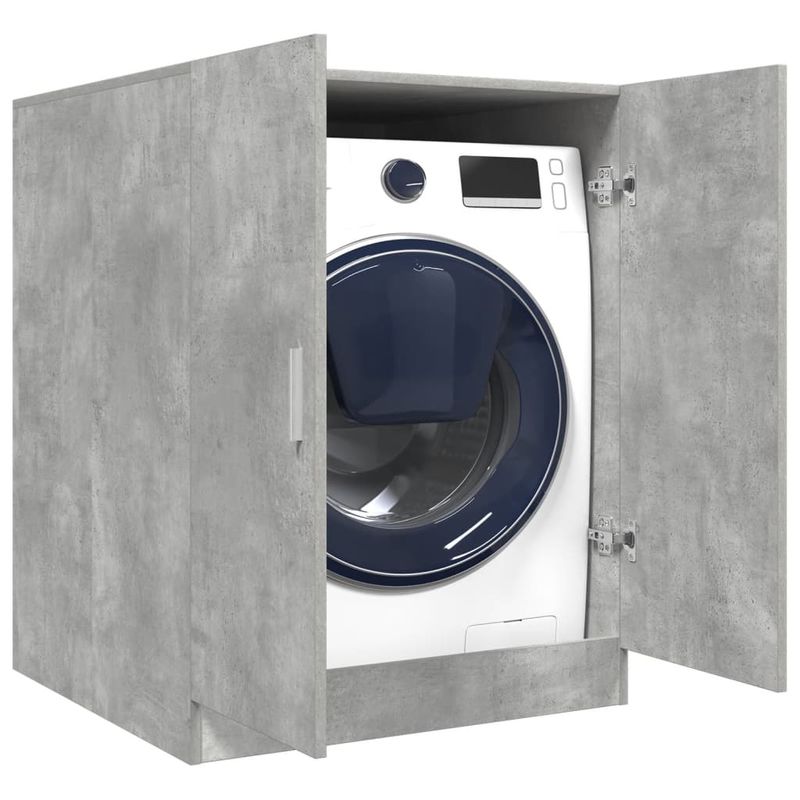 Casa si Gradina - Mobilier - Dulapuri si sifoniere - Dulapuri - Dulap masina de spalat, gri beton, 70,5x71,5x91,5 cm - Infinity.ro