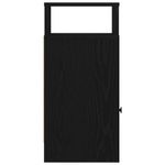 Casa si Gradina - Mobilier - Comode si corpuri - Noptiere - Noptiera cu sertar Negru 25x31x66 cm - Infinity.ro