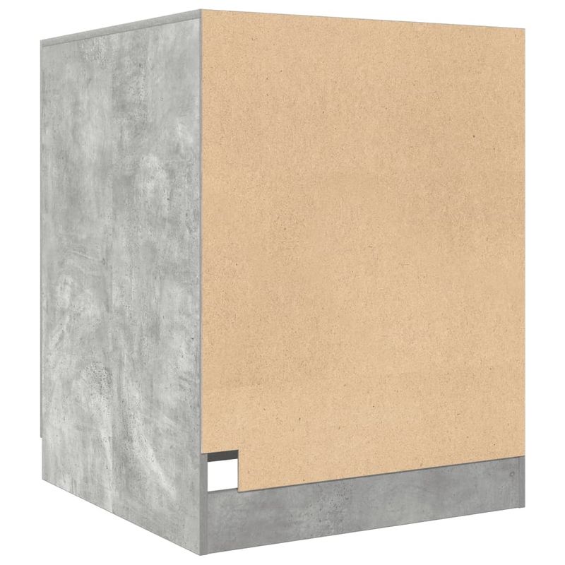 Casa si Gradina - Mobilier - Dulapuri si sifoniere - Dulapuri - Dulap masina de spalat, gri beton, 70,5x71,5x91,5 cm - Infinity.ro