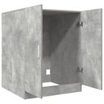 Casa si Gradina - Mobilier - Dulapuri si sifoniere - Dulapuri - Dulap masina de spalat, gri beton, 70,5x71,5x91,5 cm - Infinity.ro