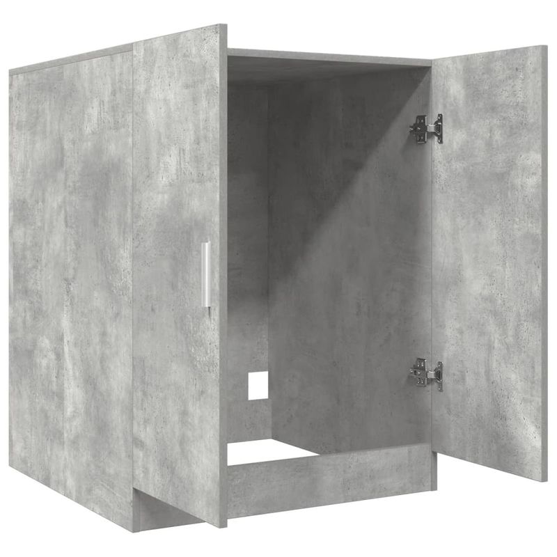 Casa si Gradina - Mobilier - Dulapuri si sifoniere - Dulapuri - Dulap masina de spalat, gri beton, 70,5x71,5x91,5 cm - Infinity.ro