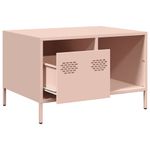 Casa si Gradina - Mobilier - Mese si birouri - Masute de cafea - Masuta de cafea, roz, 68,5x50x43,5 cm, otel laminat la rece - Infinity.ro