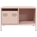 Casa si Gradina - Mobilier - Mese si birouri - Masute de cafea - Masuta de cafea, roz, 68,5x50x43,5 cm, otel laminat la rece - Infinity.ro
