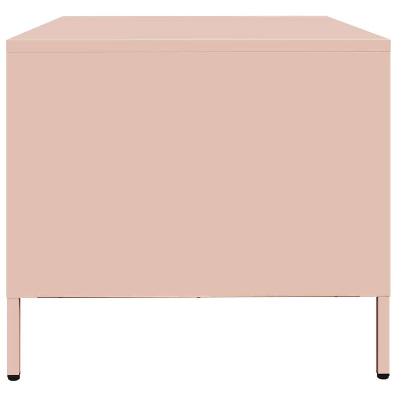 Casa si Gradina - Mobilier - Mese si birouri - Masute de cafea - Masuta de cafea, roz, 68,5x50x43,5 cm, otel laminat la rece - Infinity.ro