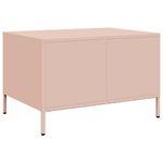 Casa si Gradina - Mobilier - Mese si birouri - Masute de cafea - Masuta de cafea, roz, 68,5x50x43,5 cm, otel laminat la rece - Infinity.ro