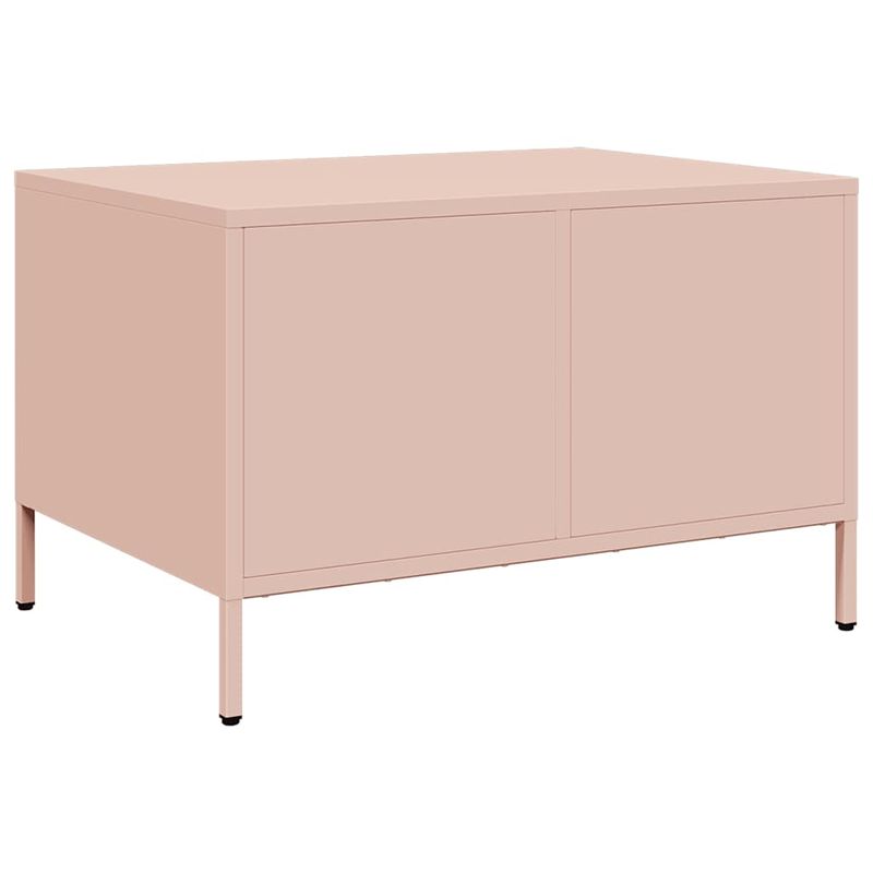 Casa si Gradina - Mobilier - Mese si birouri - Masute de cafea - Masuta de cafea, roz, 68,5x50x43,5 cm, otel laminat la rece - Infinity.ro