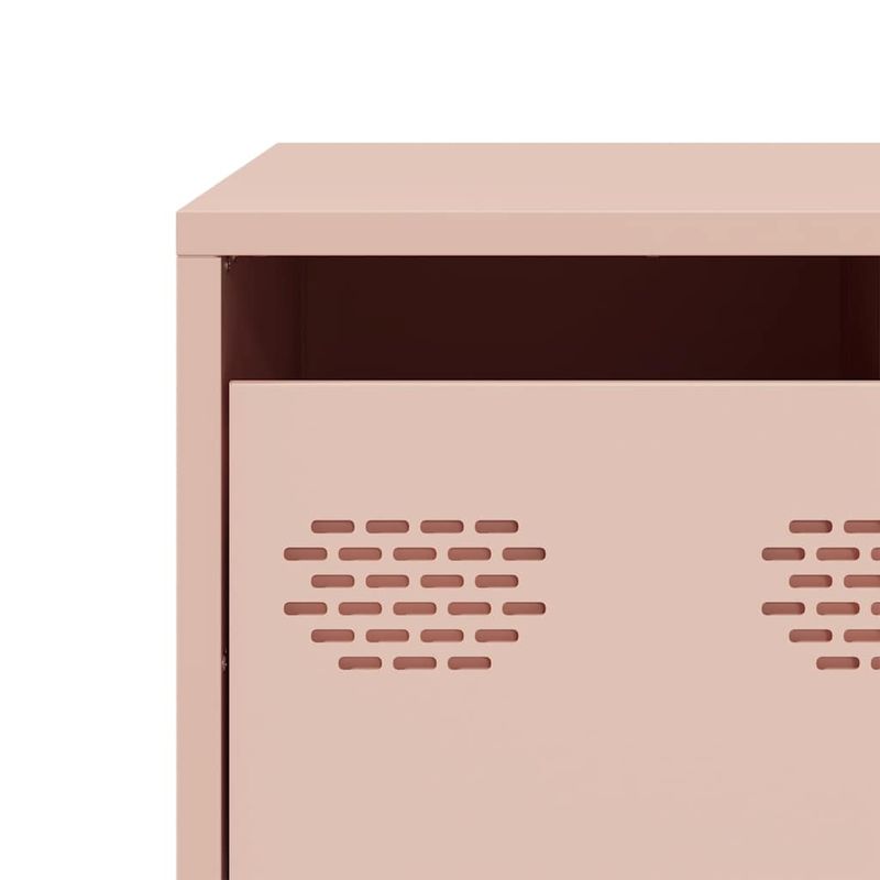 Casa si Gradina - Mobilier - Mese si birouri - Masute de cafea - Masuta de cafea, roz, 68,5x50x43,5 cm, otel laminat la rece - Infinity.ro