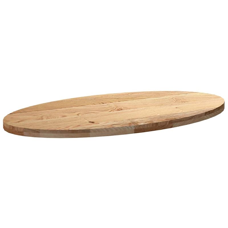 Casa si Gradina - Mobilier - Feronerie si accesorii mobila - Blat de masa 120x60x4 cm lemn masiv de stejar oval - Infinity.ro