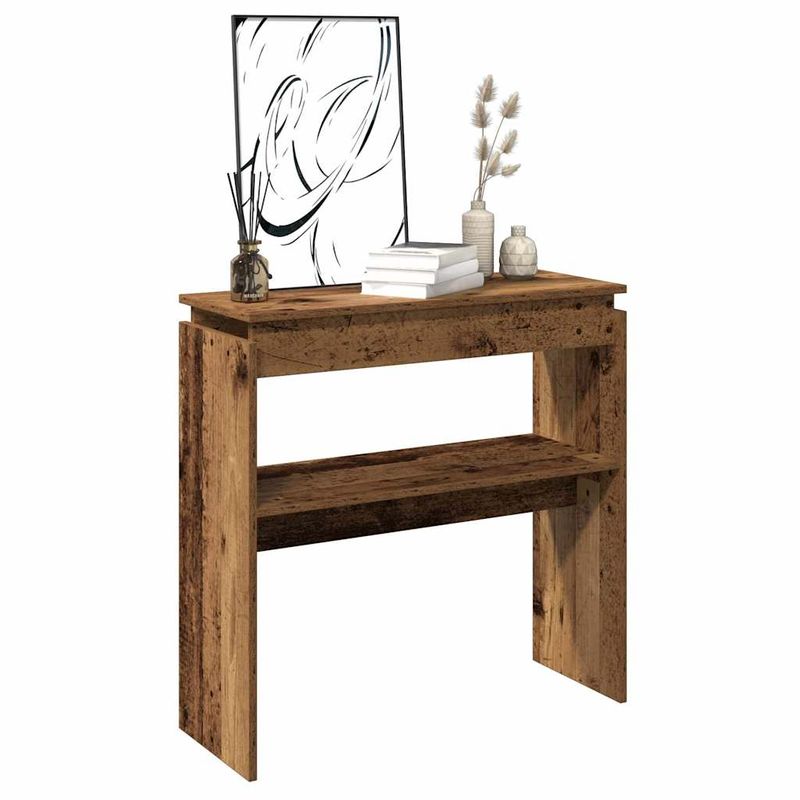 Casa si Gradina - Mobilier - Comode si corpuri - Console - Masa consola, lemn vechi,80x30x80 cm, PAL - Infinity.ro