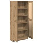 Casa si Gradina - Mobilier - Comode si corpuri - Corpuri bucatarie - Dulap inalt, stejar artizanal, 82,5x30,5x185 cm, lemn prelucrat - Infinity.ro