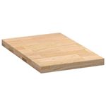 Casa si Gradina - Mobilier - Comode si corpuri - Corpuri bucatarie - Blat de bucatarie lemn masiv de stejar dreptunghiular, mărime 40x63.5x4 cm - Infinity.ro