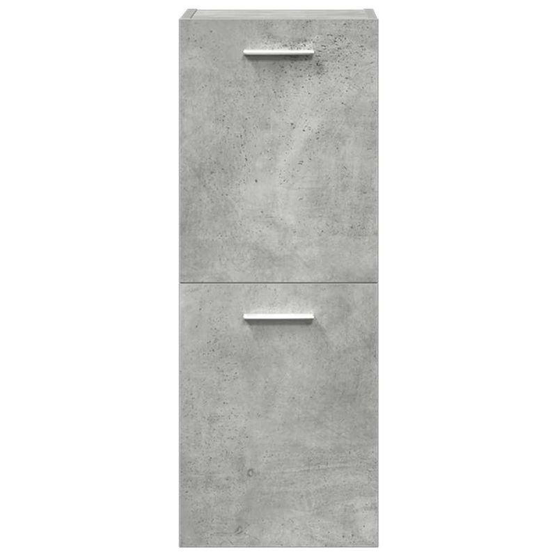 Casa si Gradina - Mobilier - Seturi de mobilier - Seturi baie - Set mobilier de baie, 3 piese, gri beton, lemn compozit - Infinity.ro