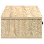 Casa si Gradina - Mobilier - Biblioteci si rafturi - Rafturi - Raft de perete cu sertare Stejar Sonoma lemn prelucrat, mărime 100x37.5x19 cm - Infinity.ro